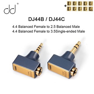 Dd ddHiFi ใหม่ อะแดปเตอร์หูฟัง DJ44C DJ44B Mark II ตัวเมีย 4.4 มม. เป็น 2.5 มม. 3.5 มม. ตัวผู้ สําหรับเครื่องเล่นเพลง HiFi MP3 DAP DAC