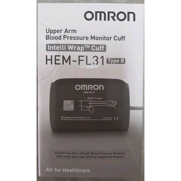Omron ผ้าพันแขนรุ่นใหม่ สำหรับเครื่องวัดความดัน รุ่น hem-7156, hem-7361t  (รอบแขน22-42cm)