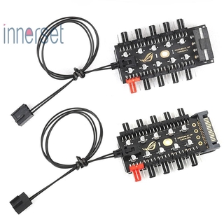 Innerset | 1 To 10 4 Pin Pwm Cooler พัดลมระบายความร้อนพีซี