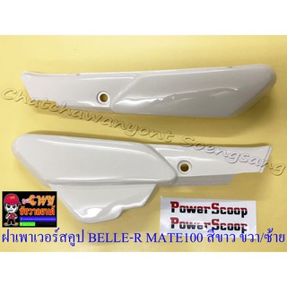 ฝาเพาเวอร์สคูป (Power Scoop) BELLE-R MATE100 สีขาว ขวา/ซ้าย (17841)