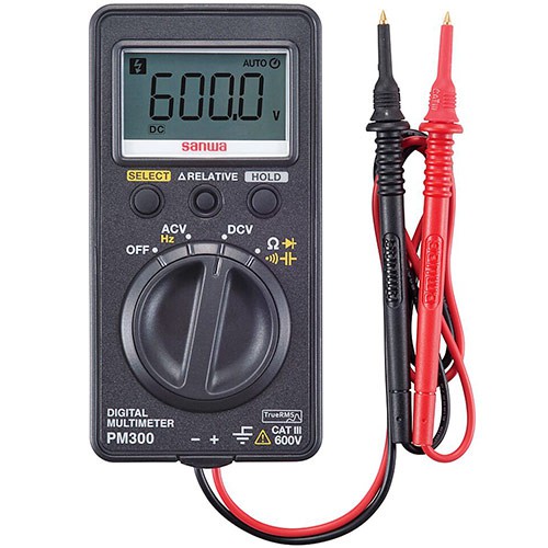 Sanwa PM300 Digital Multimeters Pocket Type True RMS, CAT.IV Pocket size DMM