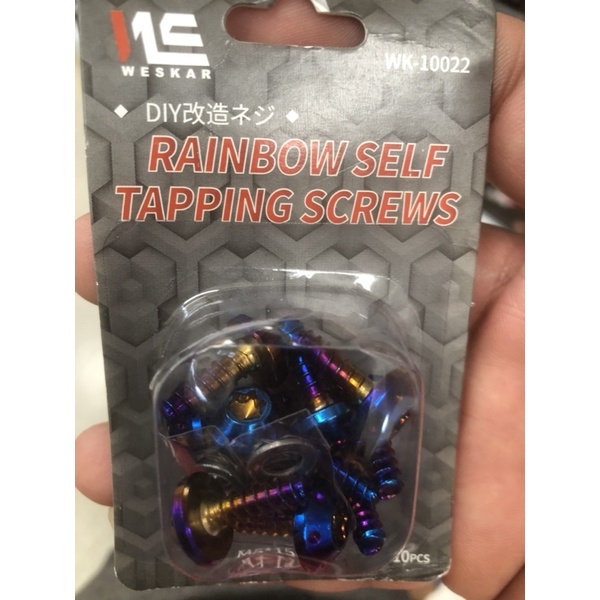 น็อตแต่งสีไทเทM5 15-20mm