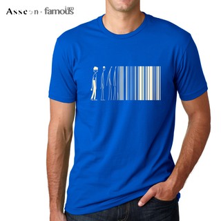 เสื้อยืด i am famous สกรีนลาย Barcode