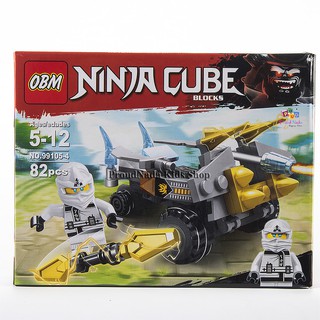 ProudNada Toys ของเล่นเด็กชุดตัวต่อเลโก้นินจา OBM NINJA 82 PCS NO.99105-4