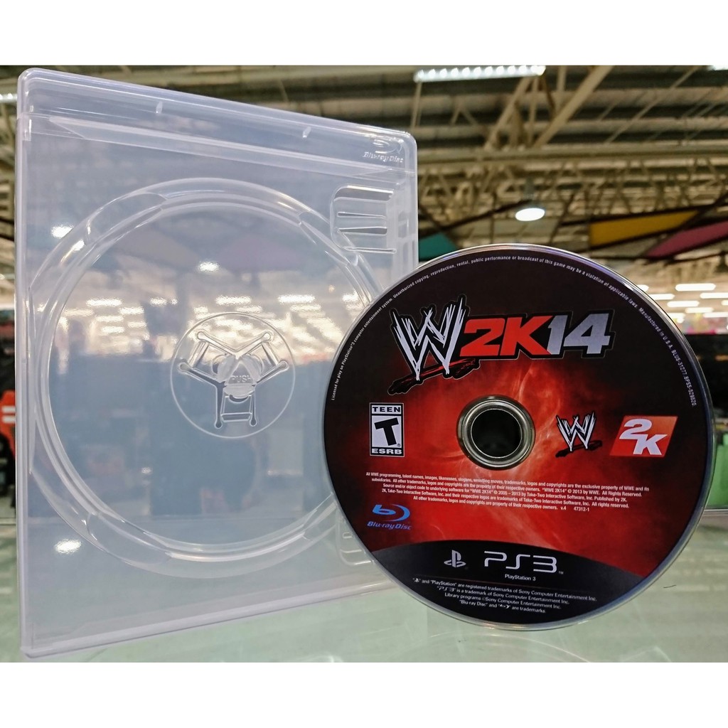 (Z1'EN) มือ2 WWE 2K14 แผ่นเกม PS3 แผ่นPS3 มือสอง No Cover ไม่มีปก มวยปล้ำ