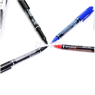 ปากกา เขียนแผ่นCD 2 หัว M&G รุ่น MG-2130 ขนาด 1.5/0.5 มม. มี3สีให้เลือก(น้ำเงิน/แดง/ดำ ) （ราคาต่อด้าม）