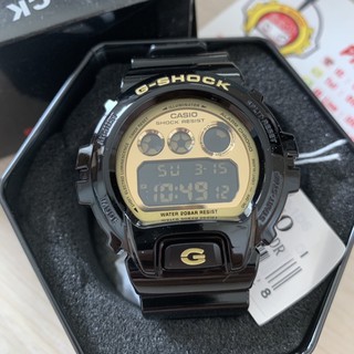 Casio G-Shock DW-6900CB-1ดำทองคลาสสิค ตะขอทอง