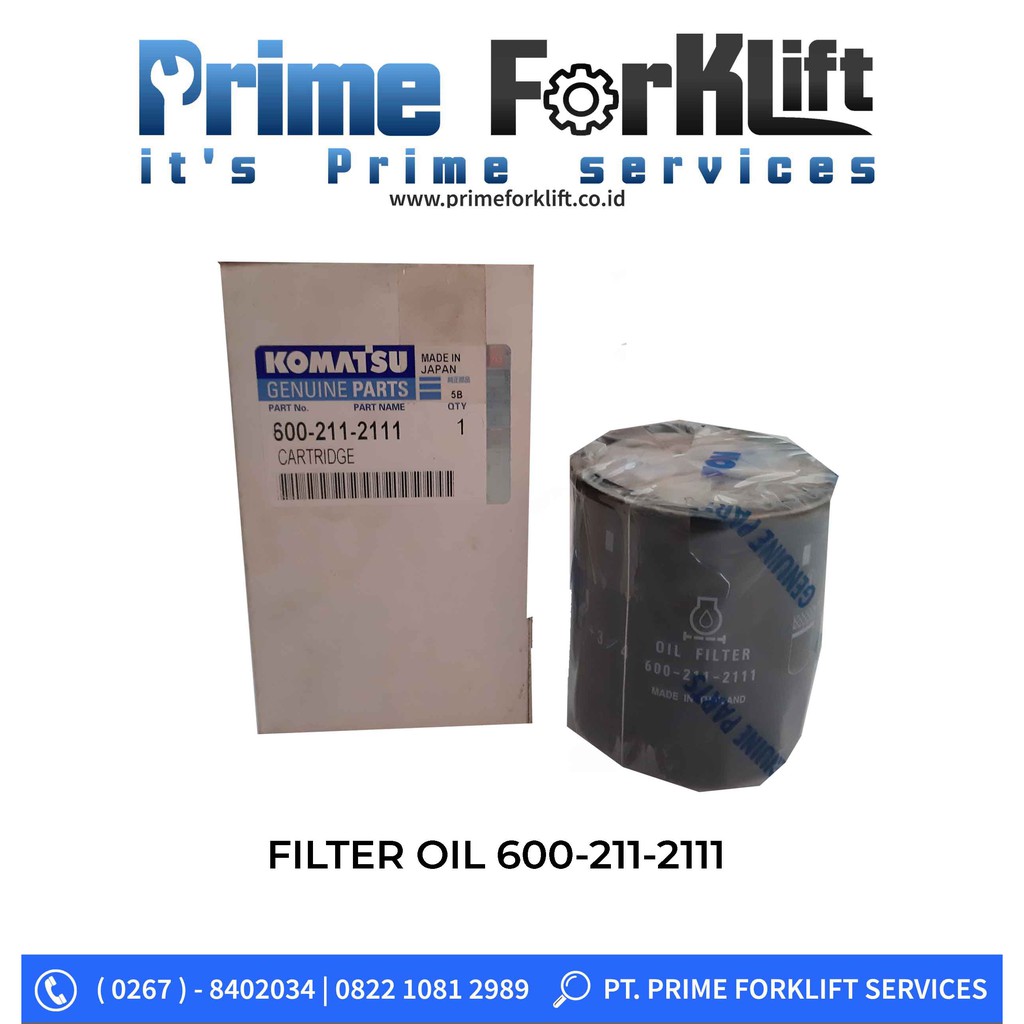 Komatsu ไส้กรองน้ํามันเครื่อง 6002112111 - primeforkliftal.th - ThaiPick