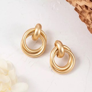 Lalaling - Round Drop Earrings