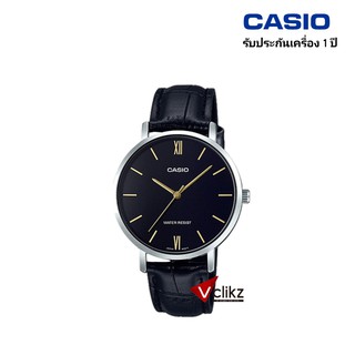 Casio นาฬิกาข้อมือผู้หญิง สายหนัง รุ่น LTP-VT01L -Vclikz ของแท้ รับประกันเครื่อง 1 ปี