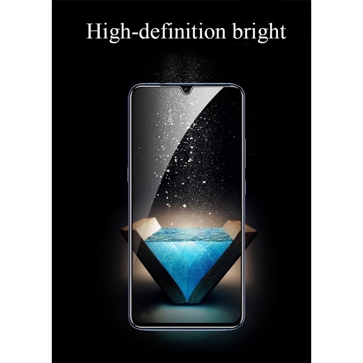 กระจกนิรภัยใส OPPO F5 F7 F9 A77 Realme 6 7 pro 9pro+ A1k Realme c2 Full Coverage ป้องกันหน้าจอฟิล์มแ