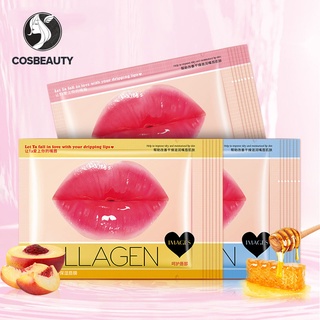 COSBEAUTY มอยส์เจอไรเซอร์และซ่อมแซม ลิปมาส์ก มอยซ์เจอไรเซอร์และสีสดใส ลิปมาส์ก ริมฝีปากอวบอิ่ม ลิปแคร์