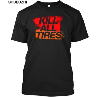 ROUNDคอลูกเรือNeckKill All Tires 3 เสื้อยืดลําลอง สําหรับผู้ชาย แขนสั้น คอกลม พิมพ์ลาย sbz1252-4XL