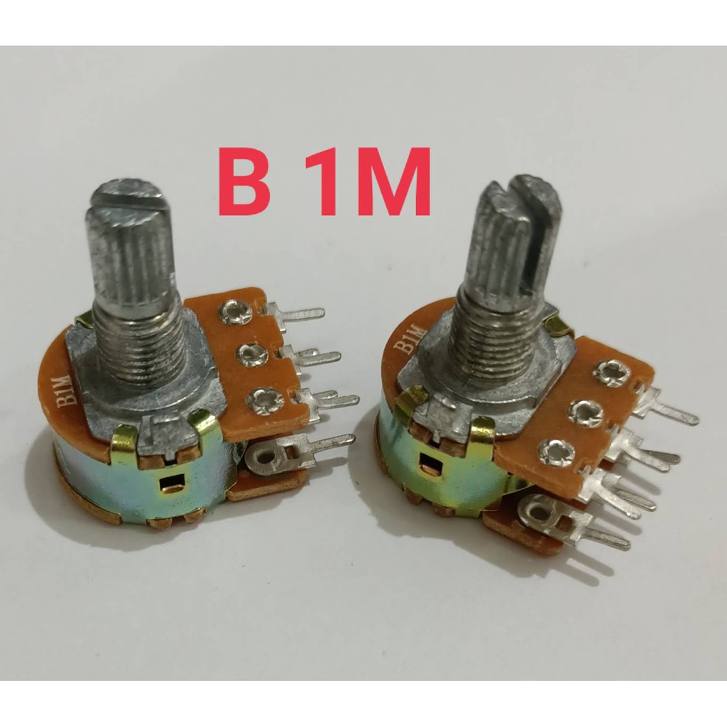 VRวอลลุ่ม ขาสั้น(ุ6ขา)2ชั้น1M,2K,5K,10K,20K,50K,100K,250K,500K
