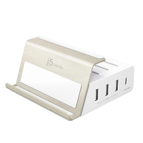 J5Create 1port USB-C Type C PD(60W) + 3ports USB(15W) Super Charging Station USB Type C JUP4275