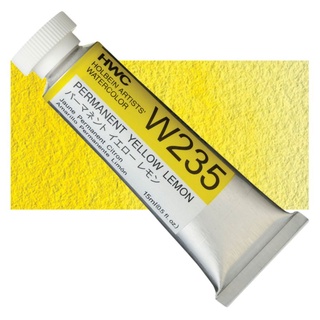 Permanent yellow lemon (W035/W235/WW035) 5ml/15ml/60ml Series A สีน้ำ โฮลเบน Holbein Artist Watercolor ホルベイン透明水彩絵具