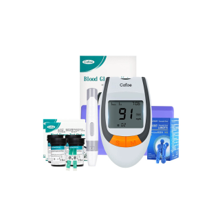 Cofoe Glm-77 เครื่องวัดค่าน้ำตาลในเลือด พร้อมเข็มทดสอบ & เข็มวัด Glucometer 50/100 ชิ้น สําหรับดูแลสุขภาพ