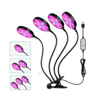 โคมไฟตั้งโต๊ะ 15W 60W DC 5V USB LED สีแดง สีฟ้า สําหรับปลูกพืช