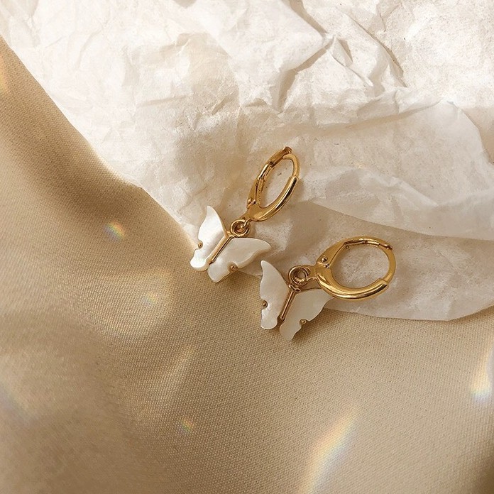 (กรอกโค้ด YAQ6E ลด 60.-) earika.earrings - ต่างหูเงินแท้ S92.5 (เจาะ/หนีบ) เหมาะสำหรับคนแพ้ง่าย-คอลเลคชั่นกลางเดือนกันย