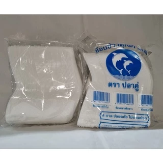 ช้อนพลาสติก ตราปลาคู่ ช้อนข้าว สีใส แบบหนาพิเศษ สะอาด ปลอดภัย ไม่ปาดปาก (1 แพ็ค /100 คัน)