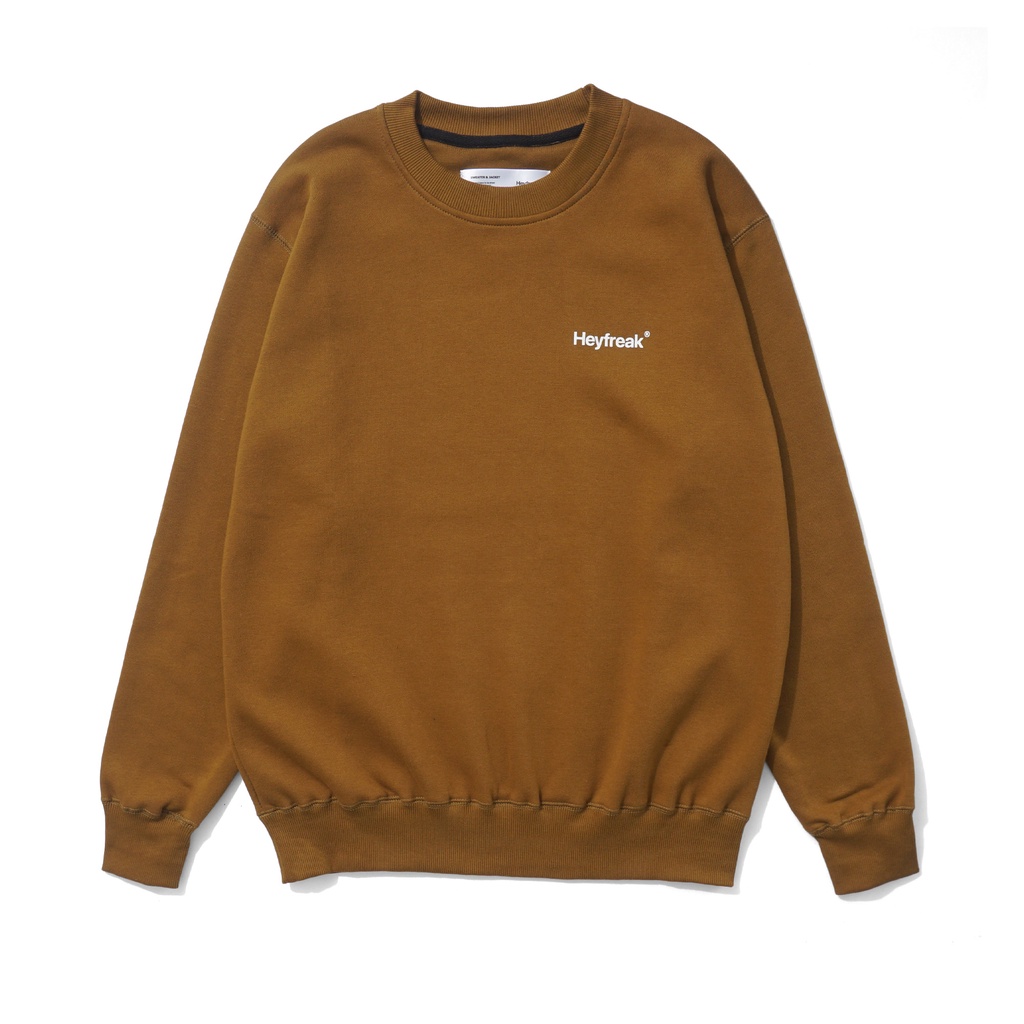 Heyfreak Crewneck Basic Logo Dijon