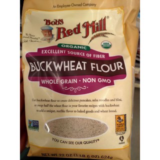 แป้งจากข้าวบั๊คหวีท Buckwheat Flour 100% นำเข้าจาก USA 624 กรัม