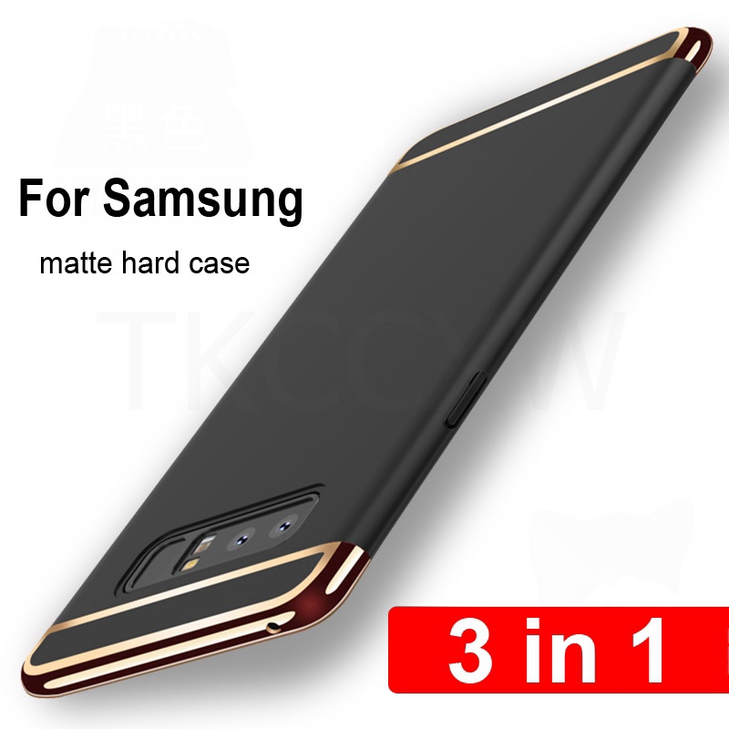 Samsung Galaxy Note 10 Note 10+ 9 8 5 A7 2018 S6 Edge Plus C9 Pro Cover Hard PC Plastic Matte Phone Case