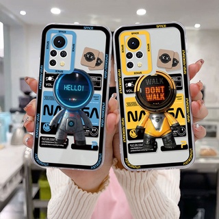 เคส Tpu นิ่ม ลายนักบินอวกาศ NASA คุณภาพสูง สําหรับ Infinix Smart 6 5 4 4C 5 Pro Hot 10 11 Play 10 10t 10s NFC 10i 9 Pro