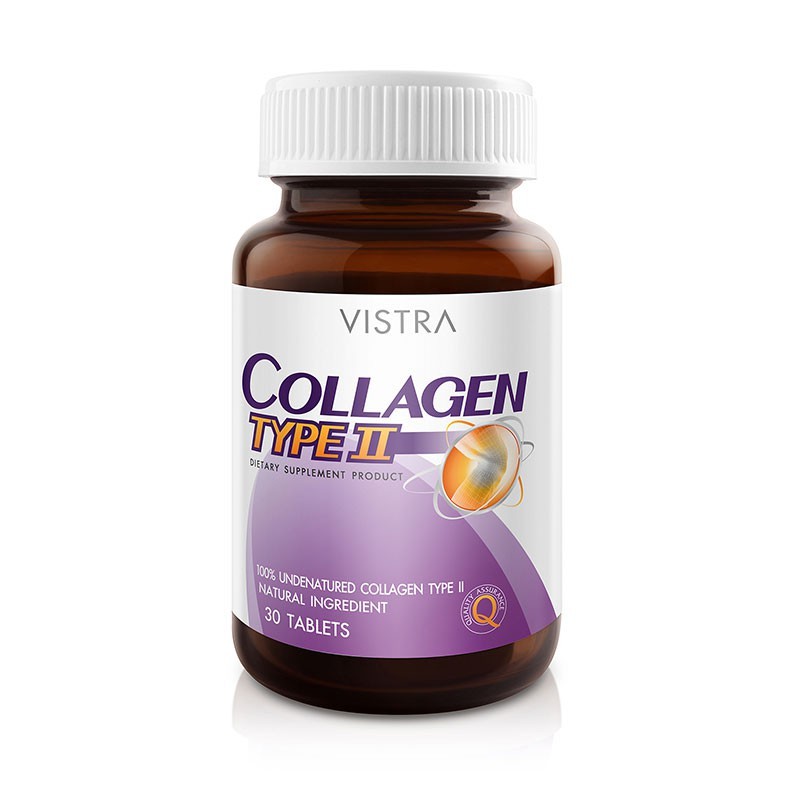 Vistra Collagen Type II วิสทร้า คอลลาเจน ไทพ์ทู [ COLLAGEN TYPE 2 ]  30เม็ด