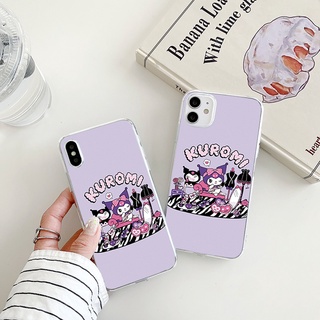 kuromi cartoon เคสไอโฟน 11 12 13 pro max 14 plus iPhone 7 8 Plus 8พลัส case Se 2020 เคส X Xr Xs Max soft phone cover