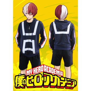 เสื้อกันหนาวแขนยาวพิมพ์ลาย My Hero Academia