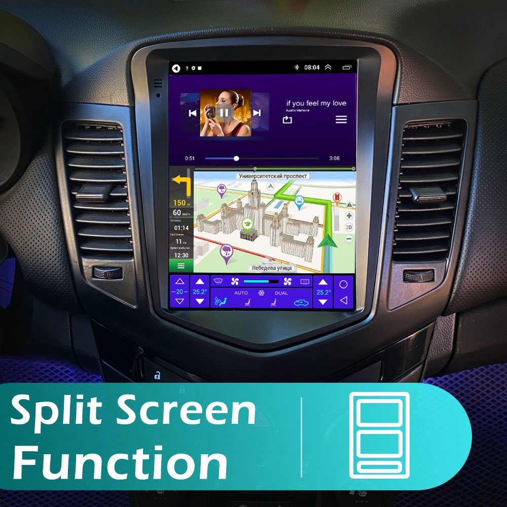 Car Android 10 Player For Chevrolet Cruze J300 2008 - 2012 2din Radio ...
