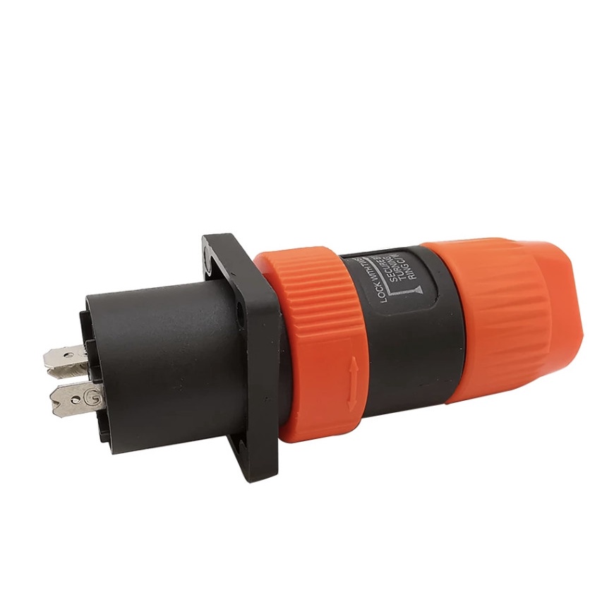 ซ็อกเก็ตแจ็ค NL4FC Speakon 4 เสาลําโพงล็อคบิดชายหญิง