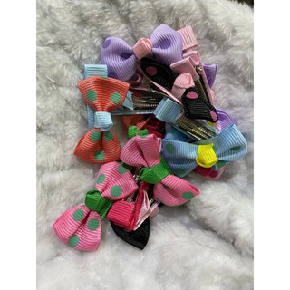 กิ๊บโบว์🎀 ราคาถูก พร้อมส่ง (แพ็ค6คู่ 12ชิ้น)