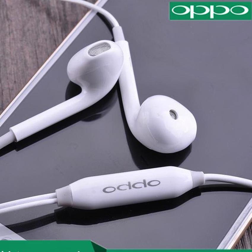 หูฟัง รุ่นใหม่ OPPO ของแท้ Original Oppo R11 Jack 3.5มม. เสียงดีมากกก ใช้ได้หลายรุ่น เช่น R9S Reno A3S A5S R15 R17 A72 A