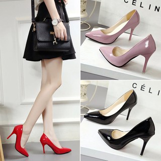 รองเท้าส้นสูง งานสวยเฟร่อ ส้นสูง 10.cm size 36-40