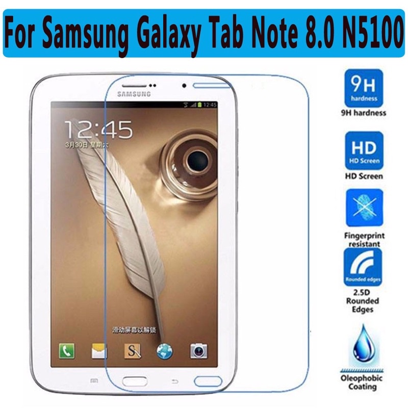ฟิล์มกระจกนิรภัยใส (TEMPERED GLASS) Samsung Galaxy Note 8.0 N5100 (2161)