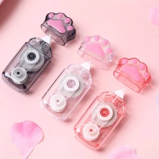 เทปกาวลบคำผิด ลายเท้าแมวน่ารัก 5mm*6m ✨ เทปแก้ไขคำผิด สีขาว ใช้ลื่น ของใช้สำนักงาน อุปกรณ์นักเรียน