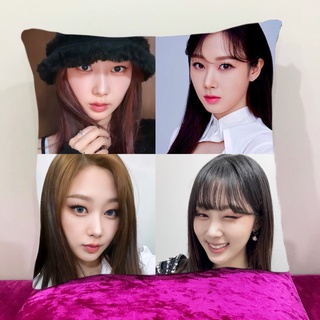 หมอนอิงสั่งทำ ใส่ได้4รูป หมอนอิงขนนุ่ม หมอนอิงโซฟา หมอนอิงในรถ หมอนอิง Cushions จีเซล GISELLE Aespa