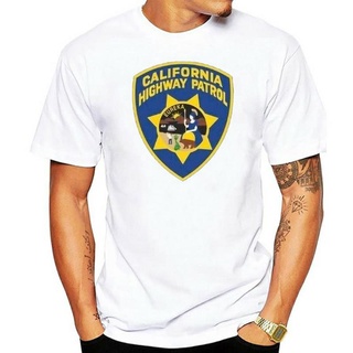 เสื้อยืด ลาย California Highway Patrol เท่ สองด้าน สําหรับทุกเพศสามารถปรับแต่งได้