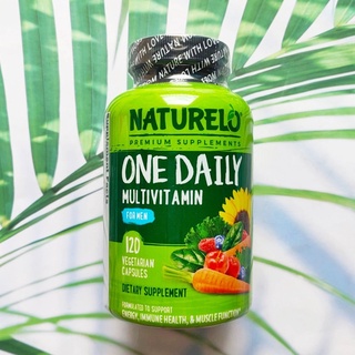 (NATURELO®) One Daily Multivitamin for Men 120 Vegetarian Capsules วิตามินรวมและแร่ธาตุรวม 23 ชนิด สำหรับผู้ชาย