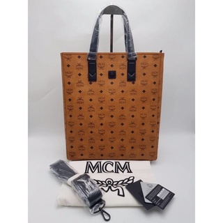 ของแท้ 💯 ส่งฟรี ❗ Mcm Medium Klassik Tote in Visetos Style