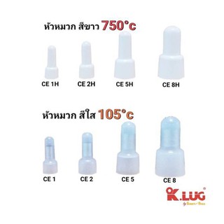 หัวหมวกสีใส (ท่อทองแดง)