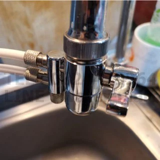 หัวต่อปลายก๊อก น้ำเข้า น้ำออก Divector Valve ใช้สำหรับสายน้ำขนาด 1/4 หรือ 2 หุน