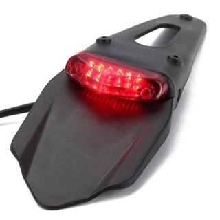 LED Motorcycle Taillight 12V Motorbike Brake Stop Rear rear fender Tail Light Clear Lens Reflector Stop Brake Lamp for D