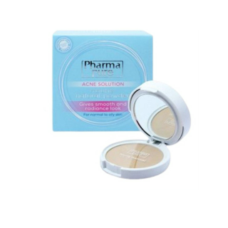 3156 Exp.5/23 Pharma Pure Acne Young Powder แป้งพัฟสำหรับคนเป็นสิว คุมมัน ป้องกันสิว