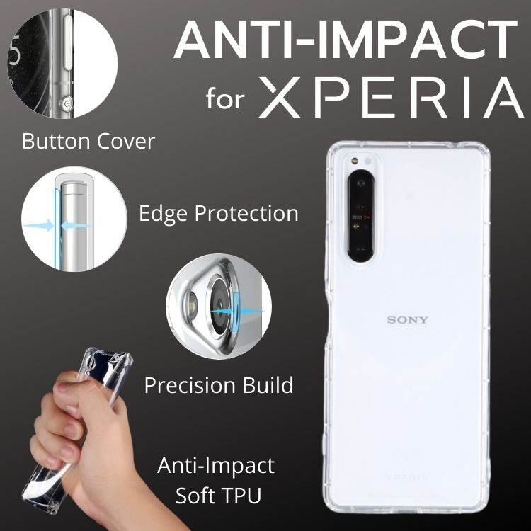 เคส Anti-Impact TPU Soft Case for SONY Xperia 1 III / 10 III / XZ Premium / XA2 / Ultra / L2 / XZ1 /