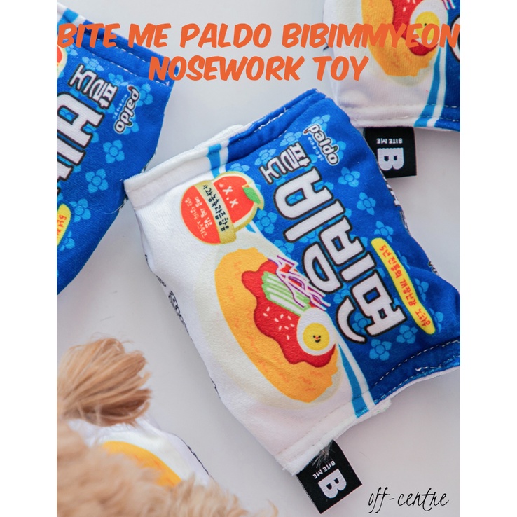 [BITE Me] ของเล่นจมูกสัตว์เลี้ยง ยี่ห้อ Paldo Bibimmyeon สไตล์เกาหลี