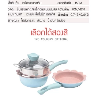 กระทะเคลือบหินอ่อน, กระทะกันติด 16 ซม., กระทะอาหารเด็ก