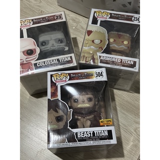 Funko Pop! ไททัน Attack on titan 6 นิ้ว only titan ไททัน AOT สินค้ามือหนึ่งของแท้ 100%